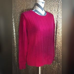 IZOD cable knit sweater